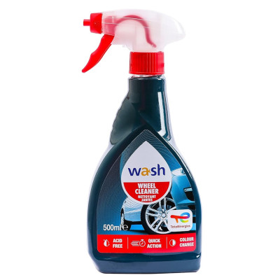 Chai xịt vệ sinh vành xe, mâm xe, hợp kim và vành thép má phanh Total Energies TE-WC500 500ml - làm sạch bụi bẩn, loại bỏ rỉ sét, bột sắt, bột phanh, không ăn mòn