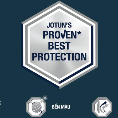 Sơn tường cao cấp JOTUN JOTASHILED BỀN MÀU TOÀN DIỆN 1L, chống bám bẩn (Sơn ngoại thất)