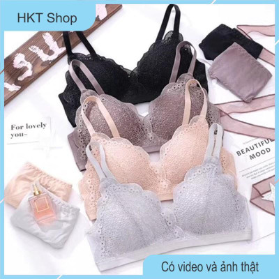 Áo Lót Ren Hoa BaBy Không Gọng Đệm Mỏng, Siêu Thông Thoáng AL33