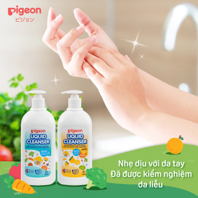 Nước Rửa Bình Sữa Pigeon Hương Yuzu (New 2022)