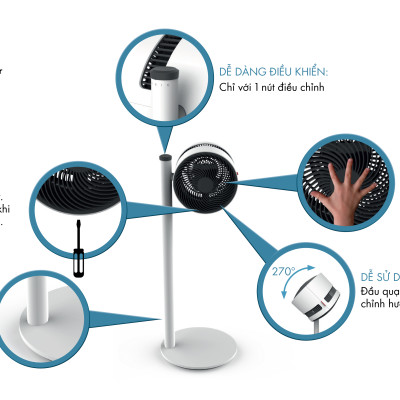 Quạt đối lưu Boneco F230 Hàng chính hãng