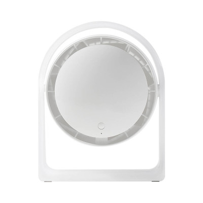 Quạt làm mát tuarbin mini để bàn hiệu HOTCASE WlWU Snow Wi-FS07 - Trang bị 4 cập độ gió, Pin sạc tích điện, Gió Mạnh, Êm Ái - Hàng nhập khẩu