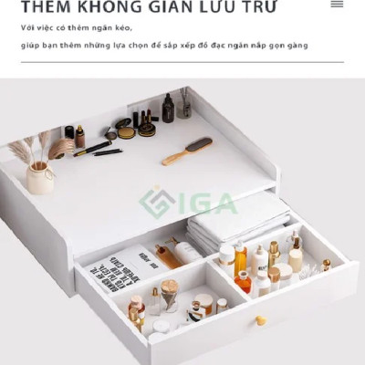 Bàn Trang Điểm Ngồi Bệt Có Gương led