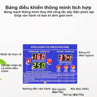 Máy ép dầu thực vật chuyên nghiệp nâng cấp hoàn toàn, kinh doanh, nhà hàng, khách sạn. Thương hiệu Mỹ cao cấp Septree - K39. HÀNG CHÍNH HÃNG