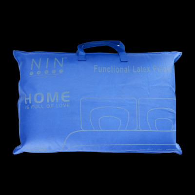 Gối chức năng, ruột gối đầu chăm sóc vai gáy cổ Functional Natural Latex NIN House 48x74cm công thái học