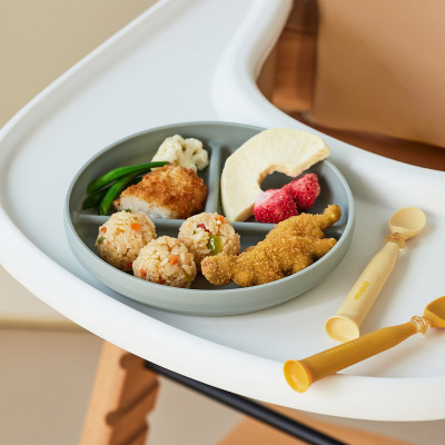 Bộ 2 Dĩa Silicone Chống Trượt LocknLock Little Luv Cho Bé HPP962, Hàng Chính Hãng - JoyMall