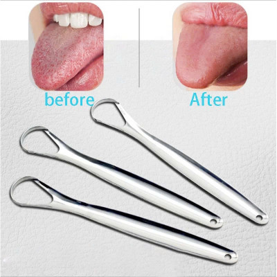 Dụng cụ cạo lưỡi COMBO HỘP 2 Dụng Cụ Cạo Lưỡi Người Lớn Bộ cạo lưỡi bằng inox 304 sáng bóng cao cấp hỗ trợ làm sạch bề mặt lưỡi Cây Nạo Lưỡi Bàn Chải Vệ Sinh