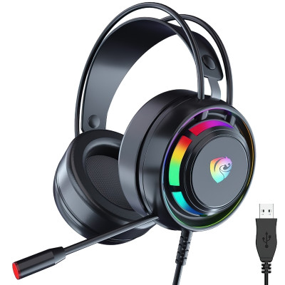 Tai Nghe PSH300 Led RGB Gaming Headset jack USB tiện lợi cho máy tính laptop hàng nhập khẩu