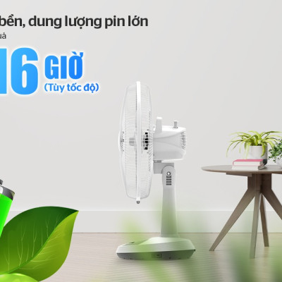 Quạt tích điện Sunhouse SHD7228, Quạt sạc điện SHD7223, SHD7116, SHD7115, Hàng chính hãng, Bảo hành 12 tháng