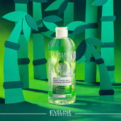 Nước Hoa Hồng Kiềm Dầu Khoáng Chất Magma Eveline 400ml