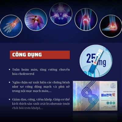 Bạch Sâm Bổ Xương Khớp Hàn Quốc Daedong ( Hộp 12g*30 gói )