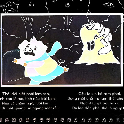 Sách Chiếu Bóng Thần Kỳ - Ba Chú Heo Con