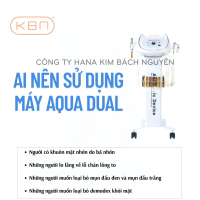 Máy Chăm Sóc Da AQUA DUAL Hàn Quốc