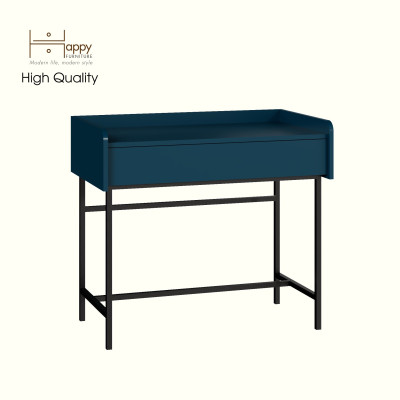 [Happy Home Furniture] LAVIA, Bàn trang điểm 1 ngăn kéo - chân sắt, 90cm x 50cm x 80cm ( DxRxC), BAN_085