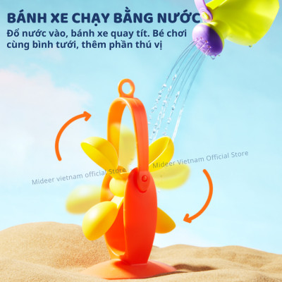 Đồ chơi xúc cát cho bé trai bé gái đi biển Mideer Versatile Beach Play Set Castle of Soldier