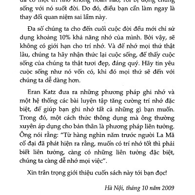 Bí Mật Của Một Trí Nhớ Siêu Phàm (Quà Tặng Card Đánh Dấu Sách Đặc Biệt)
