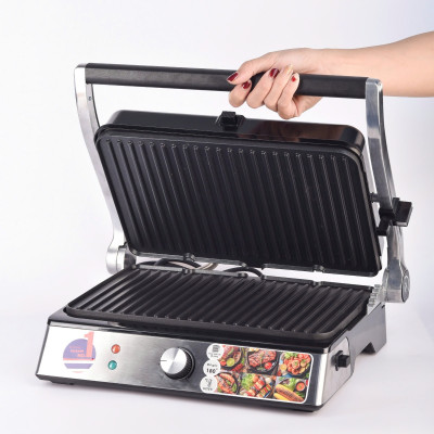 Máy Kẹp Nướng Bánh Mỳ sandwich, Bếp Nướng Điện Thái Lan BENNIX BN901EG, công suất 2200W, hàng chính hãng