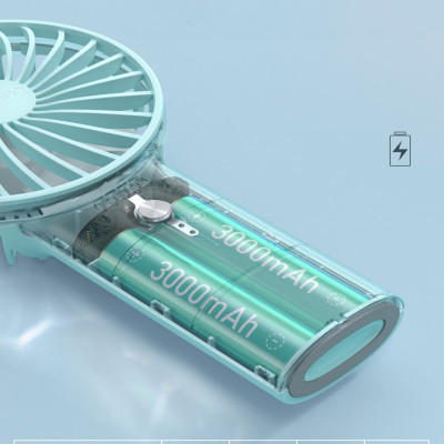 Quạt Tích Điện Cầm Tay Pin Trâu 32h Sử Dụng Yoobao F3 Với 3 Tốc Độ Gió Có Đèn Báo Pin Thiết Kế Nhỏ Ngọn - Hàng Chính Hãng