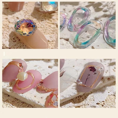 Gel Vẽ Nổi Thủy Tinh QS 20g Làm Nail, Gel Đa Năng, Vẽ Móng Hoa, Đậm Đặc Khô Nhanh, Không Nhăn Không Chảy Nail Phương Miu Nữ Sơn Gel