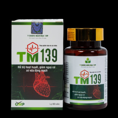 Viên uống TM139 Hỗ trợ hoạt huyết, giảm nguy cơ xơ vữa động mạch
