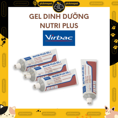 [ CHÍNH HÃNG ] Gel dinh dưỡng Nutri Gel |Nutri Plus Virbac 120.5gr - Cho chó mèo bầu, bệnh, biếng ăn, còi cọc