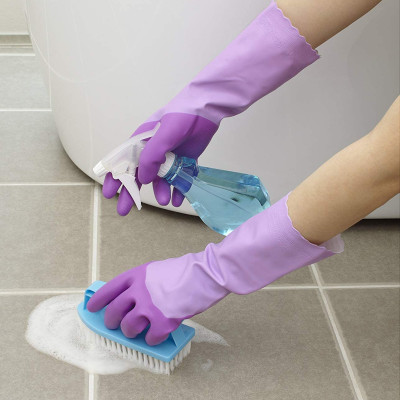 Găng tay Shaldan, làm từ 100% cao su tự nhiên dẻo dai, bền đẹp và không mùi, dễ giặt giũ, vệ sinh - nội địa Nhật Bản