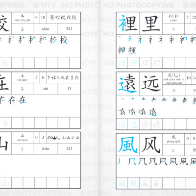 Sách - Giáo Trình Tiếng Hoa Đương Đại - Sách Bài Tập + Sách Tập Viết 1-2