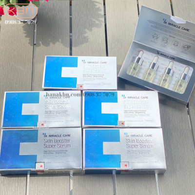 Combo 5 Bộ SKIN BOOSTER SUPER SERUM (1 Bộ 4 Chai) - Serum Dưỡng Da Cao Cấp Hàn Quốc (Hàng Chính Hãng) + Tặng 1 Bộ