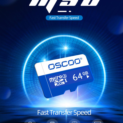 Thẻ nhớ Micro SD OSCOO UHS-I Class 10 - Hàng Chính Hãng - Tốc độ cao, bền bỉ, dùng cho Camera giám sát, Máy ảnh, Điện thoại