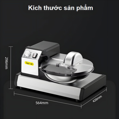 Máy băm thịt và rau củ quả tự động công nghiệp, dùng cho nhà hàng và khách sạn. Thương hiệu Mỹ cao cấp Septree - GJ805. Hàng nhập khẩu