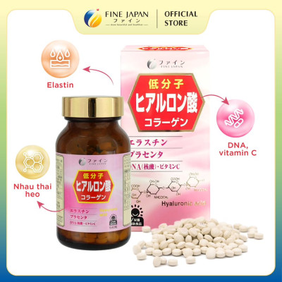 Viên uống Hyaluron Collagen & Elastin FINE JAPAN ngăn ngừa lão hoá lọ 540 viên