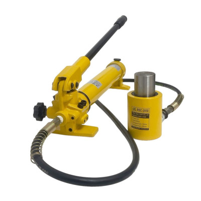 Bộ kích thủy lực 20 tấn hành trình 50mm RSC-2050 kết hợp với bơm tay CP-180