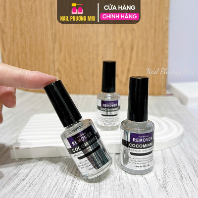 Nước Phá Gel Cocominmo 15ml Làm Nail, Phá Gel Coco Lạnh Không Nóng Móng, Nhanh Chóng, Không Cần Ủ, Vỏ Chai Sang Chảnh Nữ Women gel  phá sơn