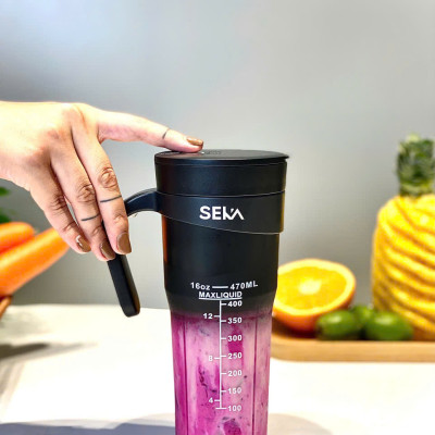 Máy Xay Sinh Tố Cầm Tay Seka NT889 (Model Mới Nhất 2025) Dung Tích 470ml Công Suất 150W - Hàng Chính Hãng