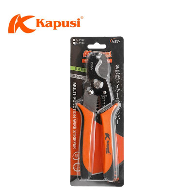 Kìm cắt cáp và tuốt dây điện KAPUSI JAPAN k9101