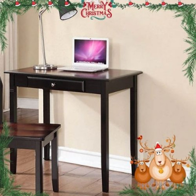 Bàn Học, Bàn Làm Việc Có Tủ Kéo Black/Cherry 3355 - Thương hiệu Viet Home Decor