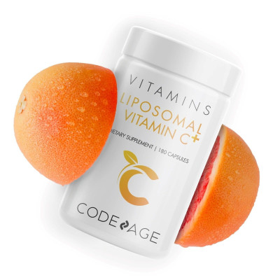 Viên Uống Vitamin C Chống Oxy Hóa, Tăng Cường Miễn Dịch Codeage Liposomal Vitamin C (180 Viên)