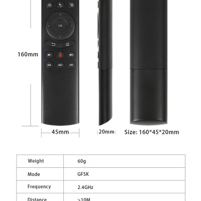 Chuột bay g20s có chức năng điều khiển giọng nói và cử chỉ tay người dùng có tem gyroscope G20s voice - Hàng Nhập Khẩu