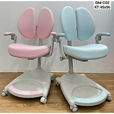 Ghế học sinh chống gù đa năng Tundo CTC02 xoay bánh xe 360 độ, tay vịn chỉnh 90 độ