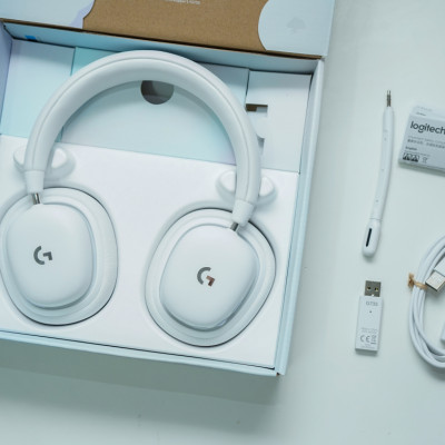 Tai nghe gaming không dây Logitech G735 Bluetooth & Lightspeed, RGB, tương thích PC, Mac - Hàng Chính Hãng