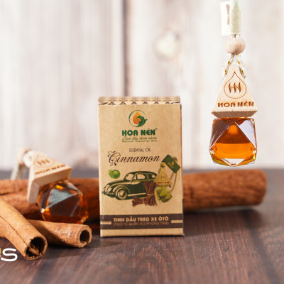 Tinh dầu treo Quế nguyên chất 8ml- Hoa Nén - Khử mùi, chống say xe