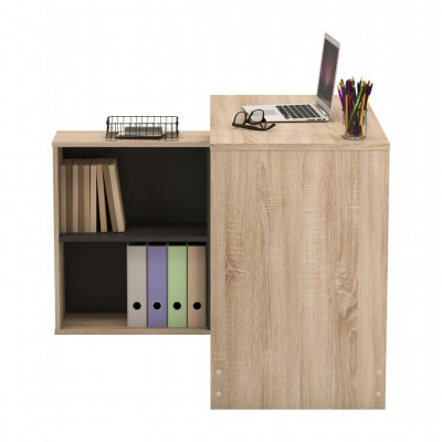 Bàn vi tính chữ L bằng gỗ công nghiệp MDF SMLIFE Dolley