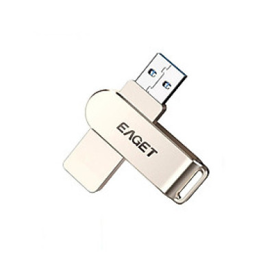 
Ổ đĩa flash di động tốc độ cao Dung lượng lớn cho máy tính xách tay PC USB EAGET F60 64GB Metal U Disk USB3.0 