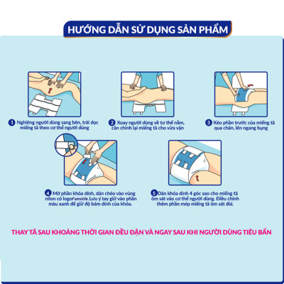 Tã dán người già FAMOLIFE Cao Cấp mềm mại, thấm hút, chuẩn chất lượng Châu Âu - Gói 10 Miếng