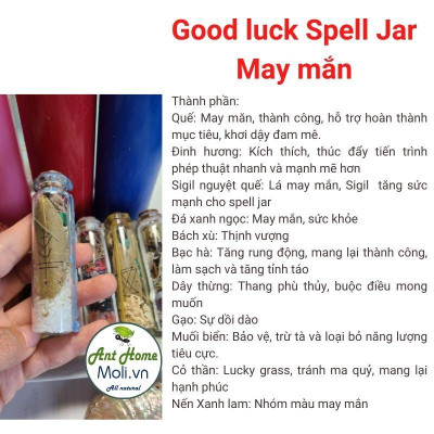 Sigil Nguyệt Quế & Spell Jar (Tình Yêu, May Mắn, Tiền Tài, Bảo Vệ...)