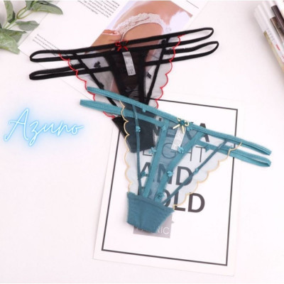 Sét 10 Quần Lót Nữ Lọt Khe Phối Ren Thoáng Mát, Gợi Cảm Azuno AL2373( Trộn màu)