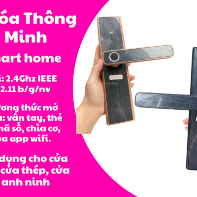 Khóa Cửa Thông Minh - OMG - Khóa Cửa Thông Minh - model X9 Tính Năng Sử Dụng Qua App Điện Thoại mạng wifi