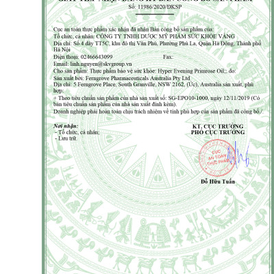 Bộ Sản Phẩm 2 Hộp Viên Uống Bổ Sung Nội Tiết Tố Nữ Úc Dr Natural Hyper Evening Primrose Oil 180 Viên | Hàng Chính Hãng