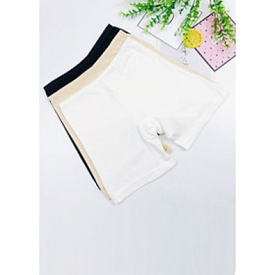 Combo 3 quần mặc trong váy cotton (Đen, Trắng, Da)