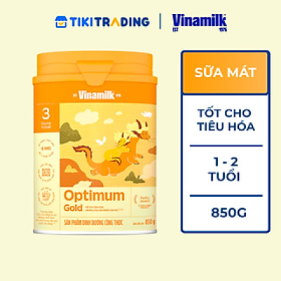 Sữa bột Vinamilk Optimum Gold Step 3 Hộp Thiếc 850g